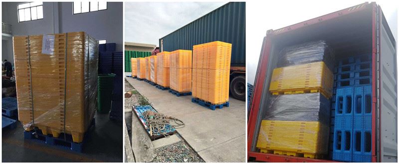 HDPE 4 Drum Spill Containment Pallet with Drain