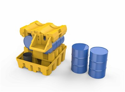 Heavy-Duty 4 bubnový bunded Rack systém