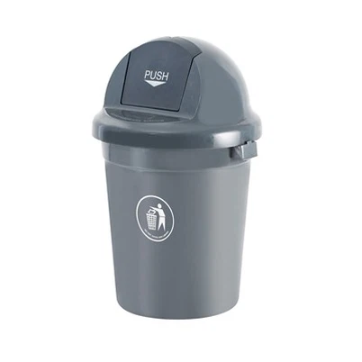 Plastová kulatý push víko odpadky